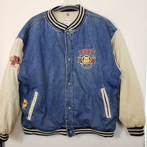 Pooh Denim Bomber Vintage Jacket | Poshmark